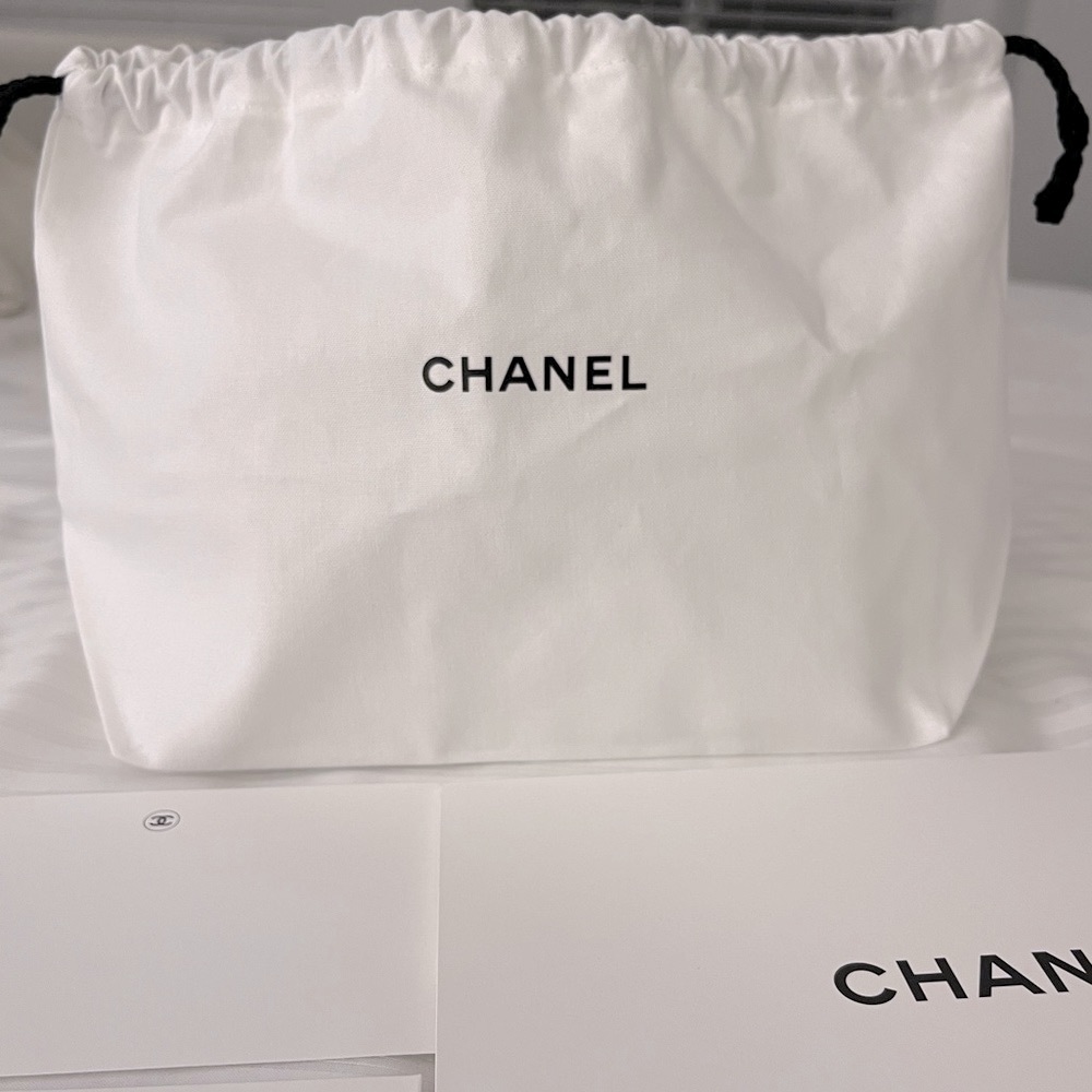 New CHANEL drawstring dustbag bundle